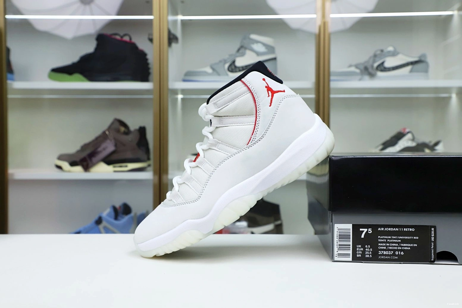 PLATINUM XI RETRO JORDAN 11 TINT AIR 1005